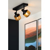 Lucide RAFA - Spot plafond - 2xE14 - Noir