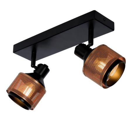 Lucide RAFA - Spot plafond - 2xE14 - Noir