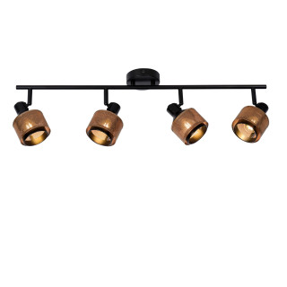 Lucide RAFA - Spot plafond - 4xE14 - Noir