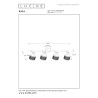 Lucide RAFA - Spot plafond - 4xE14 - Noir