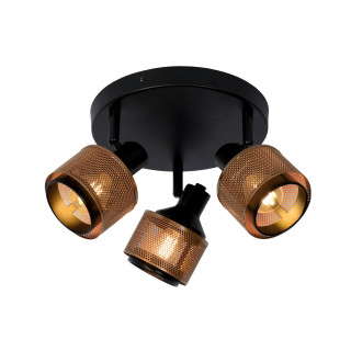 Lucide RAFA - Spot plafond - Ø 35 cm - 3xE14 - Noir