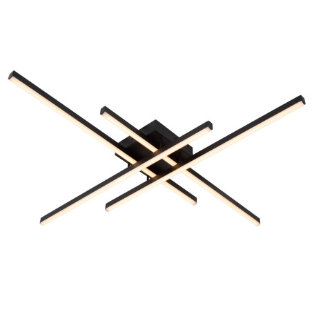 Lucide NOVAK - Plafonnier - LED Dim. - CCT - 1x42W 2700K/4000K - Noir