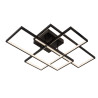 Lucide LOKERO - Plafonnier - LED Dim. - CCT - 1x60W 2700K/4000K - Noir