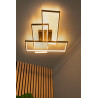 Lucide LOKERO - Plafonnier - LED Dim. - CCT - 1x60W 2700K/4000K - Noir