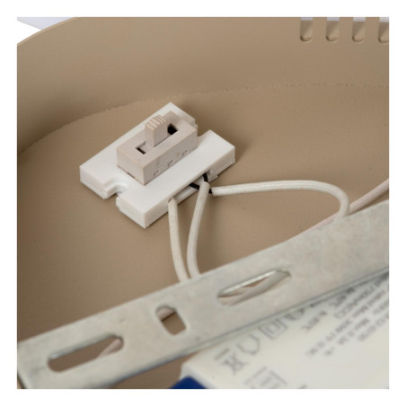 Lucide SAMLING - Plafonnier - LED Dim. - CCT - 1x30W 2700K/4000K - Taupe