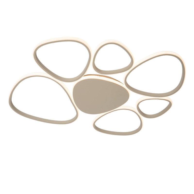 Lucide SAMLING - Plafonnier - LED Dim. - CCT - 1x72W 2700K/4000K - Taupe