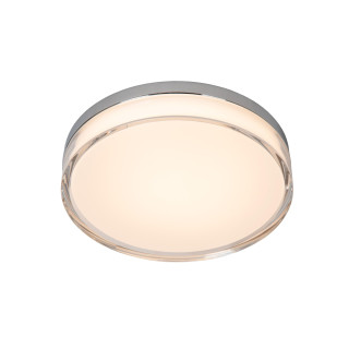 Lucide PLANO - Plafonnier Salle de bains - Ø 28 cm - LED Dim. - CCT - 1x16W 2700K/4000K - IP44 - Opalin
