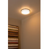 Lucide PLANO - Plafonnier Salle de bains - Ø 28 cm - LED Dim. - CCT - 1x16W 2700K/4000K - IP44 - Opalin