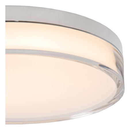 Lucide PLANO - Plafonnier Salle de bains - Ø 28 cm - LED Dim. - CCT - 1x16W 2700K/4000K - IP44 - Opalin