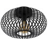 Lucide MANUELA - Plafonnier - Ø 39,5 cm - 1xE27 - Noir