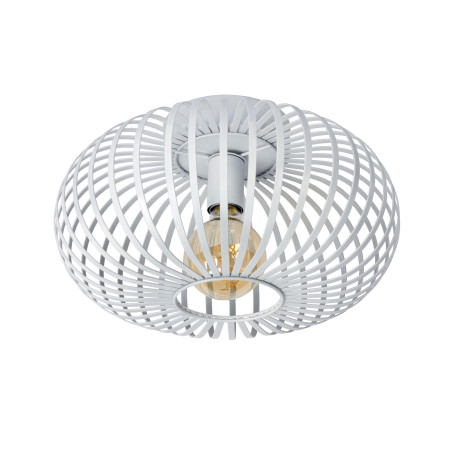 Lucide MANUELA - Plafonnier - Ø 39,5 cm - 1xE27 - Blanc