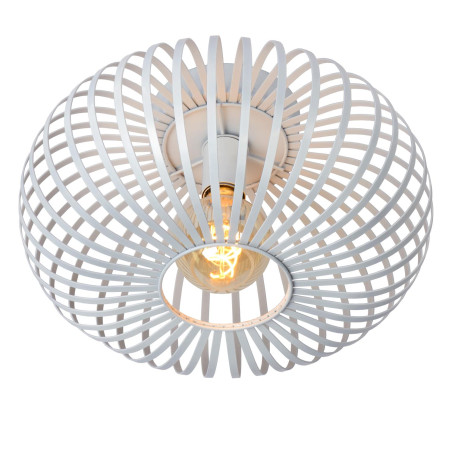 Lucide MANUELA - Plafonnier - Ø 39,5 cm - 1xE27 - Blanc