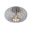 Lucide MANUELA - Plafonnier - Ø 39,5 cm - 1xE27 - Gris