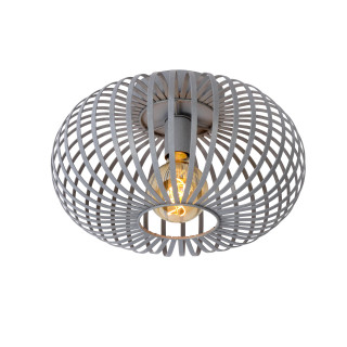 Lucide MANUELA - Plafonnier - Ø 39,5 cm - 1xE27 - Gris