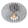Lucide MANUELA - Plafonnier - Ø 39,5 cm - 1xE27 - Gris