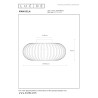 Lucide MANUELA - Plafonnier - Ø 39,5 cm - 1xE27 - Gris