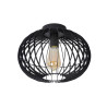 Lucide REDA - Plafonnier - Ø 32 cm - 1xE27 - Noir