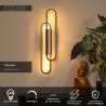 Lucide THELMA - Applique murale - LED Dim. - 1x35W 2700K - Noir