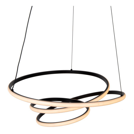 Lucide ESPIRAL - Suspension - LED Dim. - CCT - 1x40W 2700K/4000K - Noir - Essential