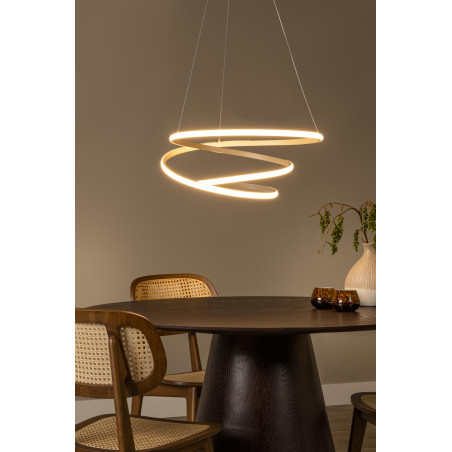 Lucide ESPIRAL - Suspension - LED Dim. - CCT - 1x40W 2700K/4000K - Taupe - Essential