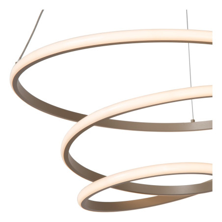 Lucide ESPIRAL - Suspension - LED Dim. - CCT - 1x40W 2700K/4000K - Taupe - Essential
