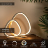 Lucide SAMLING - Lampe de table - LED Dim. - CCT - 1x16W 2700K/4000K - Taupe - Essential