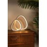 Lucide SAMLING - Lampe de table - LED Dim. - CCT - 1x16W 2700K/4000K - Taupe - Essential