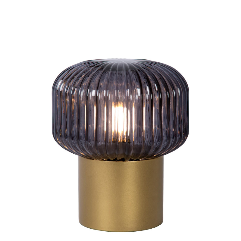 Lucide JANY - Lampe de table - Ø 16 cm - 1xE14 - Or Mat / Laiton