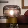 Lucide JANY - Lampe de table - Ø 16 cm - 1xE14 - Or Mat / Laiton