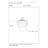 Lucide JANY - Lampe de table - Ø 16 cm - 1xE14 - Or Mat / Laiton