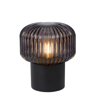 Lucide JANY - Lampe de table - Ø 16 cm - 1xE14 - Noir