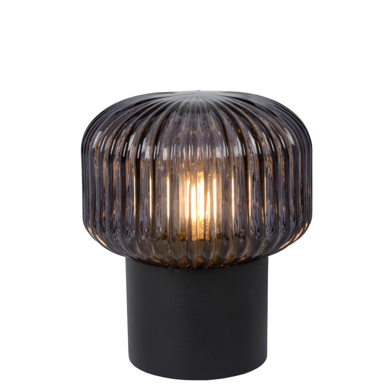 Lucide JANY - Lampe de table - Ø 16 cm - 1xE14 - Noir