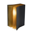 Lucide EXTRAVAGANZA LIVRET - Lampe de table - 1xE14 - Noir
