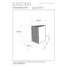 Lucide EXTRAVAGANZA LIVRET - Lampe de table - 1xE14 - Noir