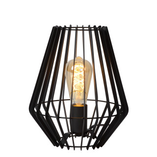 Lucide REDA - Lampe de table - 1xE27 - Noir