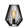 Lucide REDA - Lampe de table - 1xE27 - Noir