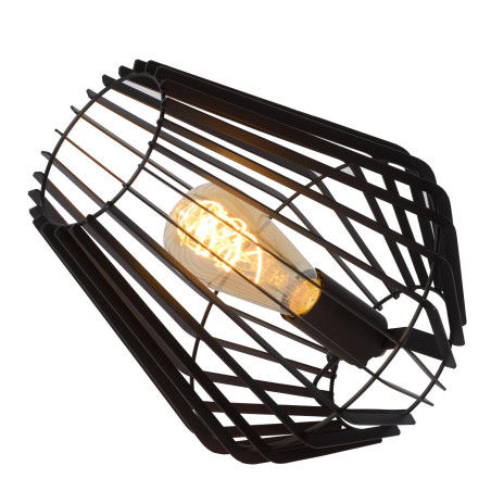 Lucide REDA - Lampe de table - 1xE27 - Noir