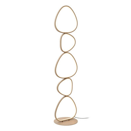 Lucide SAMLING - Lampadaire - LED Dim. - CCT - 1x48W 2700K/4000K - Taupe - Essential