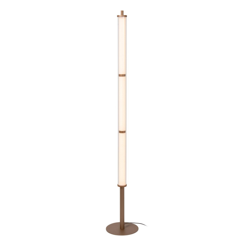 Lucide VALENTINE - Lampadaire - Ø 23 cm - LED Dim. - CCT - 1x37W 2200K/3000K - Champagne Couleur - Vibes