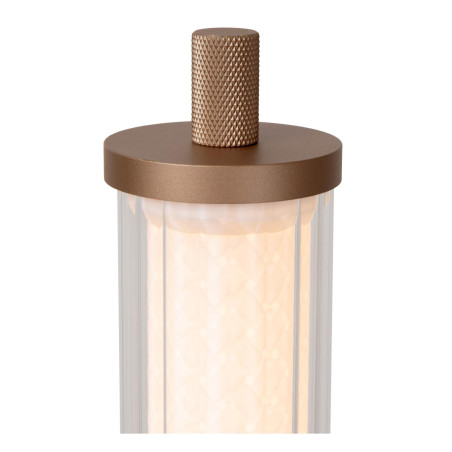 Lucide VALENTINE - Lampadaire - Ø 23 cm - LED Dim. - CCT - 1x37W 2200K/3000K - Champagne Couleur - Vibes