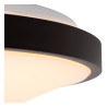 Lucide DASHER - Plafonnier Salle de bains - Ø 29,3 cm - LED - 1x12W 2700K - IP44 - Détecteur De Mouvement - Noir