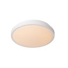 Lucide DASHER - Plafonnier Salle de bains - Ø 29,3 cm - LED - 1x12W 2700K - IP44 - Détecteur De Mouvement - Blanc