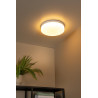 Lucide BISKIT - Plafonnier Salle de bains - Ø 34,5 cm - LED - 1x24W 2700K - IP44 - Détecteur De Mouvement - Blanc