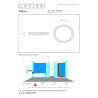 Lucide FRESH - Plafonnier Salle de bains - Ø 27 cm - 1xE27 - IP44 - Chrome Dépoli
