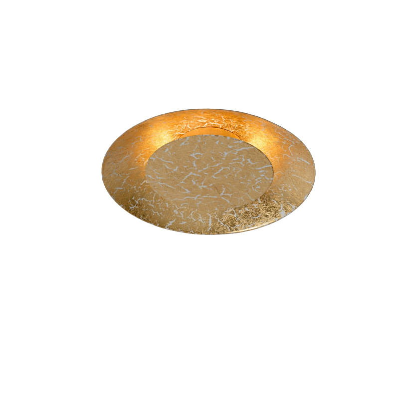 Lucide FOSKAL - Plafonnier - Ø 21,5 cm - LED - 1x6W 2700K - Laiton