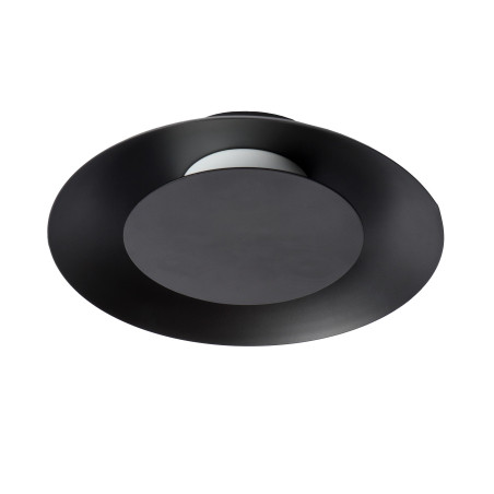 Lucide FOSKAL - Plafonnier - Ø 21,5 cm - LED - 1x6W 2700K - Noir