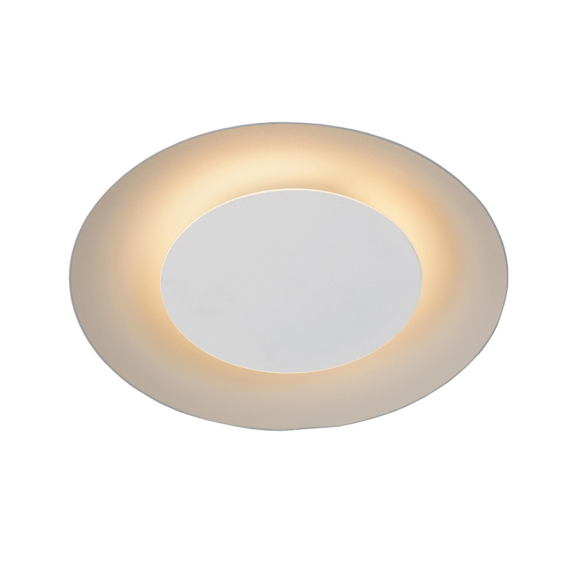 Lucide FOSKAL - Plafonnier - Ø 21,5 cm - LED - 1x6W 2700K - Blanc