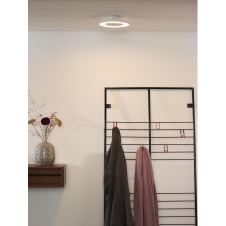 Lucide FOSKAL - Plafonnier - Ø 21,5 cm - LED - 1x6W 2700K - Blanc