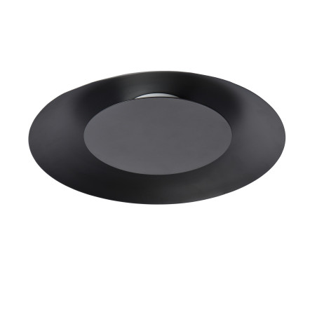 Lucide FOSKAL - Plafonnier - Ø 34,5 cm - LED - 1x12W 2700K - Noir