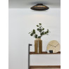 Lucide FOSKAL - Plafonnier - Ø 34,5 cm - LED - 1x12W 2700K - Noir